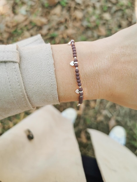 Little hearts silver bracelet