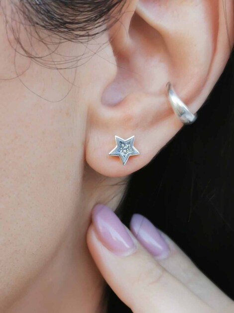 Shinny stars earrings