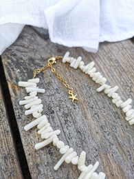 White coral necklace