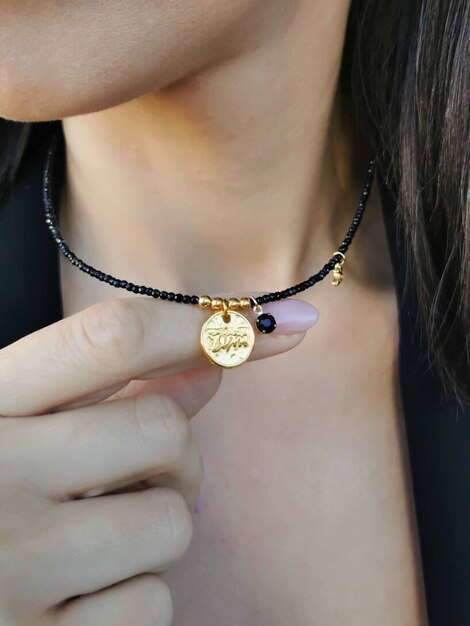 Luck gold necklace