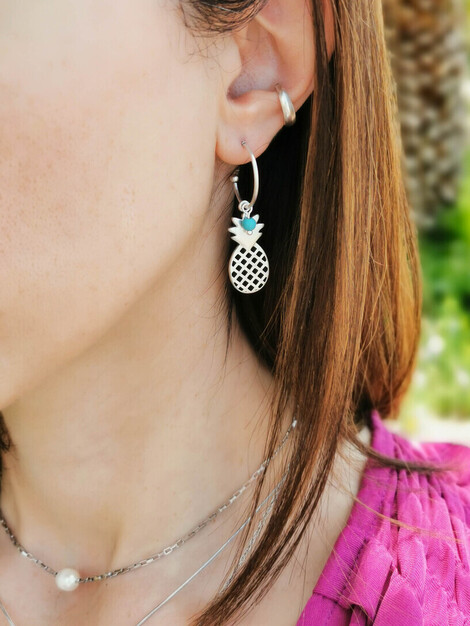 Pineapple earrings