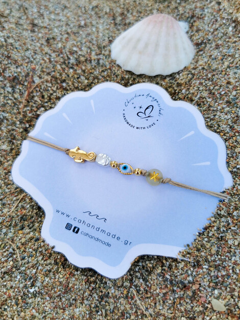 Monogram seahorse bracelet