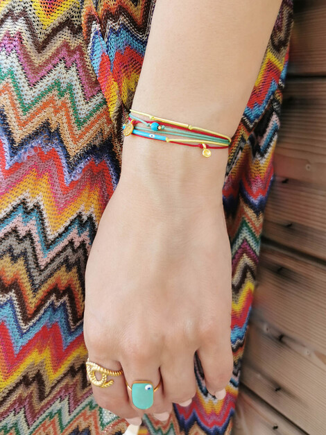 Multi colour bracelet
