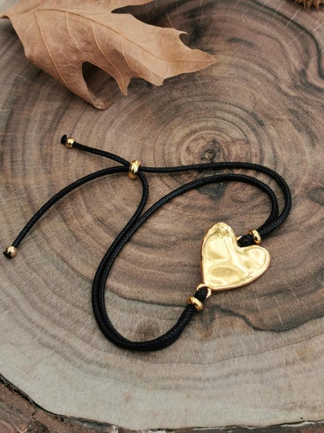 Corazon golden bracelet