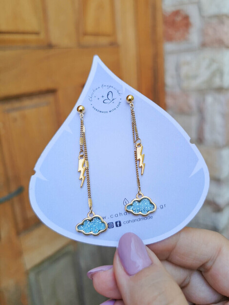 Rain earrings