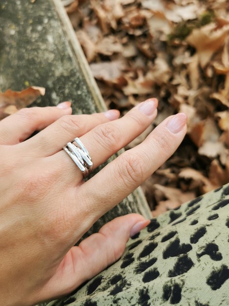 Hera stainless steel ring